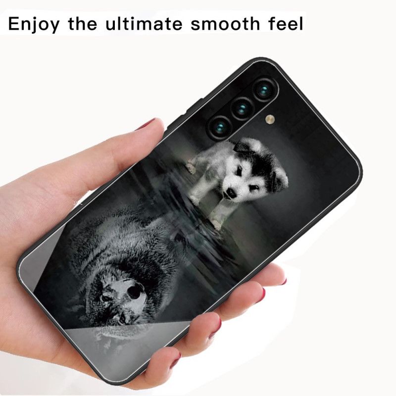 Coque Pour Samsung Galaxy A13 5G Verre Trempé Rêve De Chiot