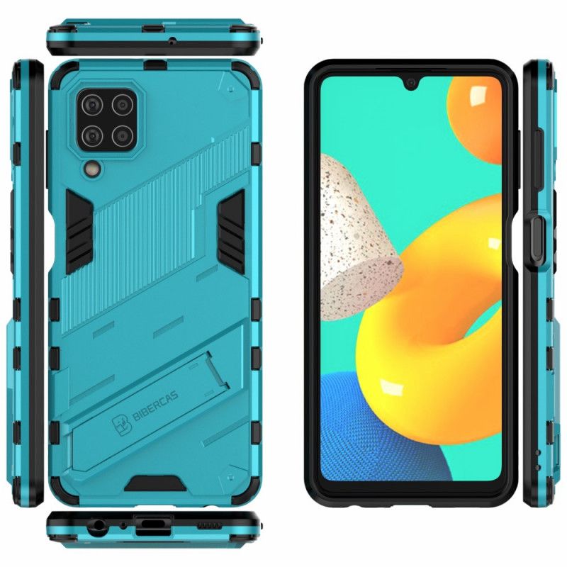 Coque Pour Samsung Galaxy M32 Support Amovible Deux Positions Mains Libres