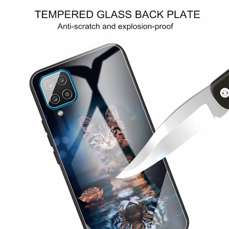 Coque Pour Samsung Galaxy M32 Verre Trempé Mon Tigre