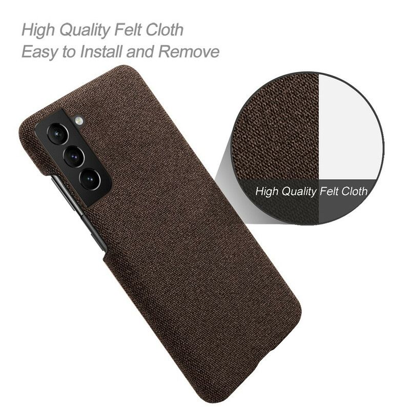 Coque Pour Samsung Galaxy S21 FE Texture Tissu Ksq