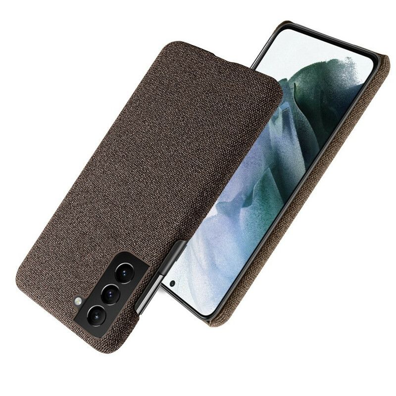 Coque Pour Samsung Galaxy S21 FE Texture Tissu Ksq