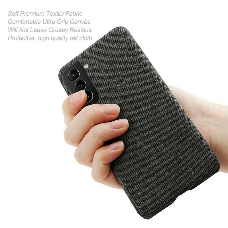 Coque Pour Samsung Galaxy S21 FE Texture Tissu Ksq