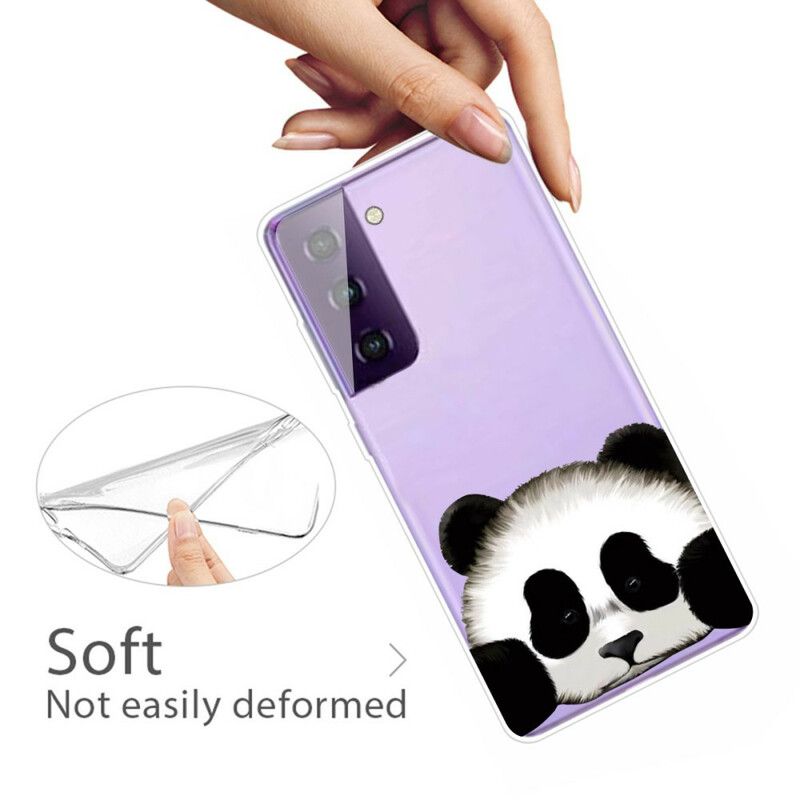 Coque Pour Samsung Galaxy S21 FE Transparente Panda