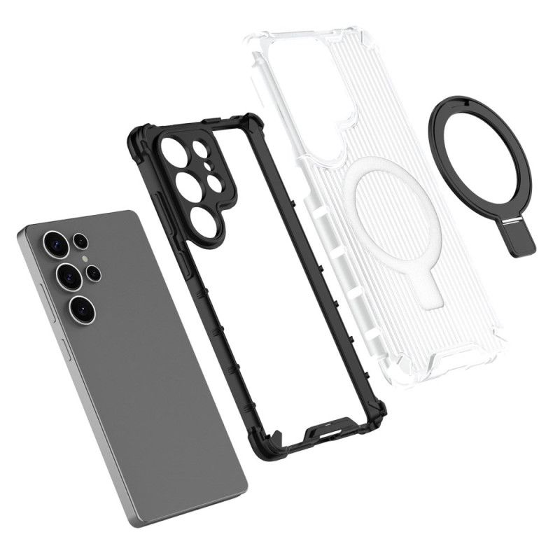 Coque pour Samsung Galaxy S25 5G Compatible MagSafe Translucide