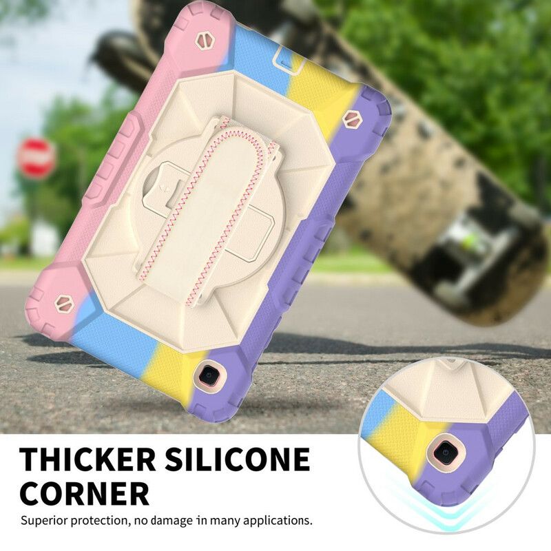 Coque Pour Samsung Galaxy Tab A7 Lite Multi-fonctionnelle Camouflage