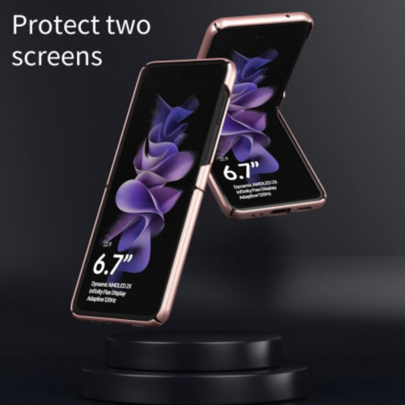 Coque Pour Samsung Galaxy Z Flip 3 5G Métallisée