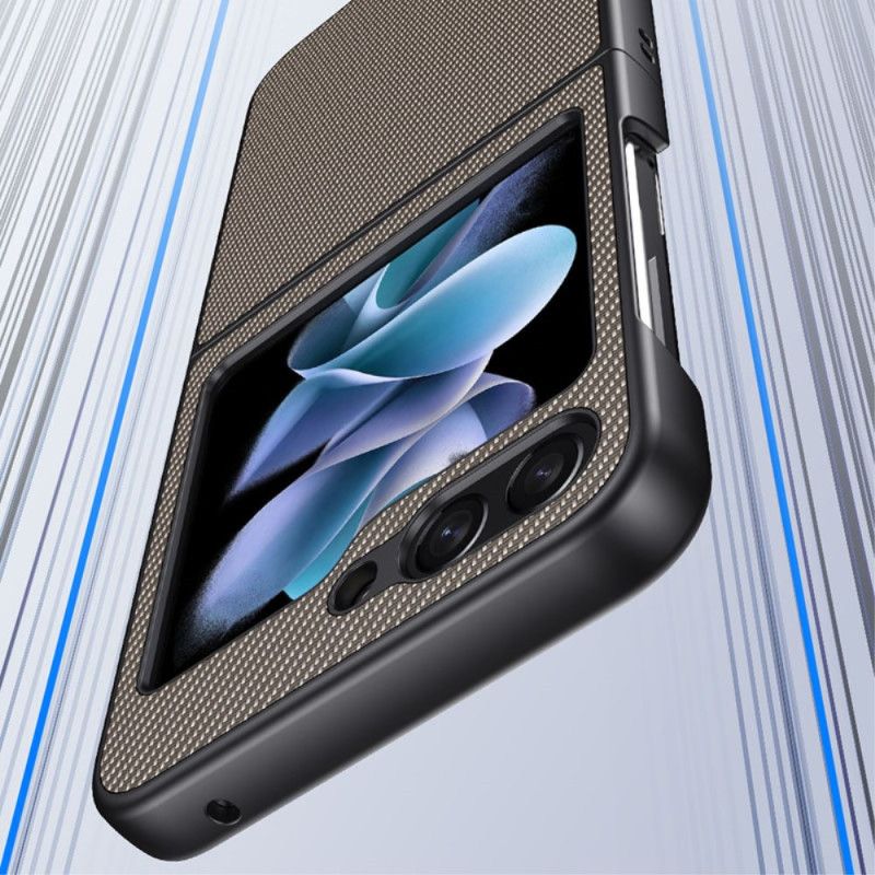 Coque pour Samsung Galaxy Z Flip 7 FE / Z Flip 6 Finition Fibre Carbone