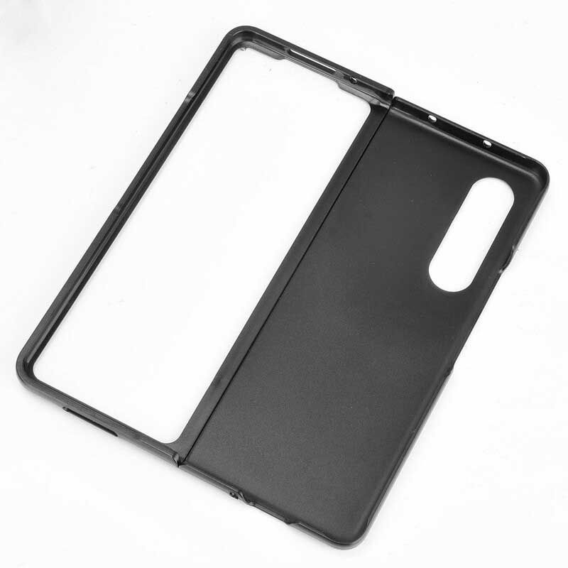 Coque Pour Samsung Galaxy Z Fold 3 5G Effet Cuir Couture