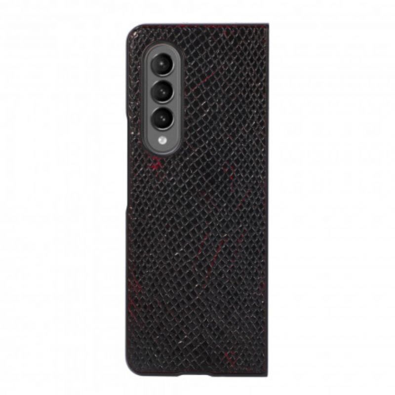 Coque Pour Samsung Galaxy Z Fold 3 5G Simili Cuir Losanges