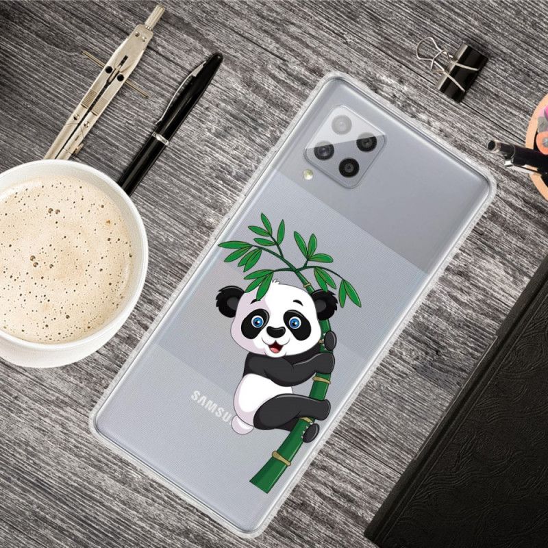 Coque Samsung Galaxy 42 5g Transparente Panda Sur Le Bambou