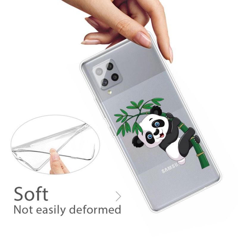 Coque Samsung Galaxy 42 5g Transparente Panda Sur Le Bambou