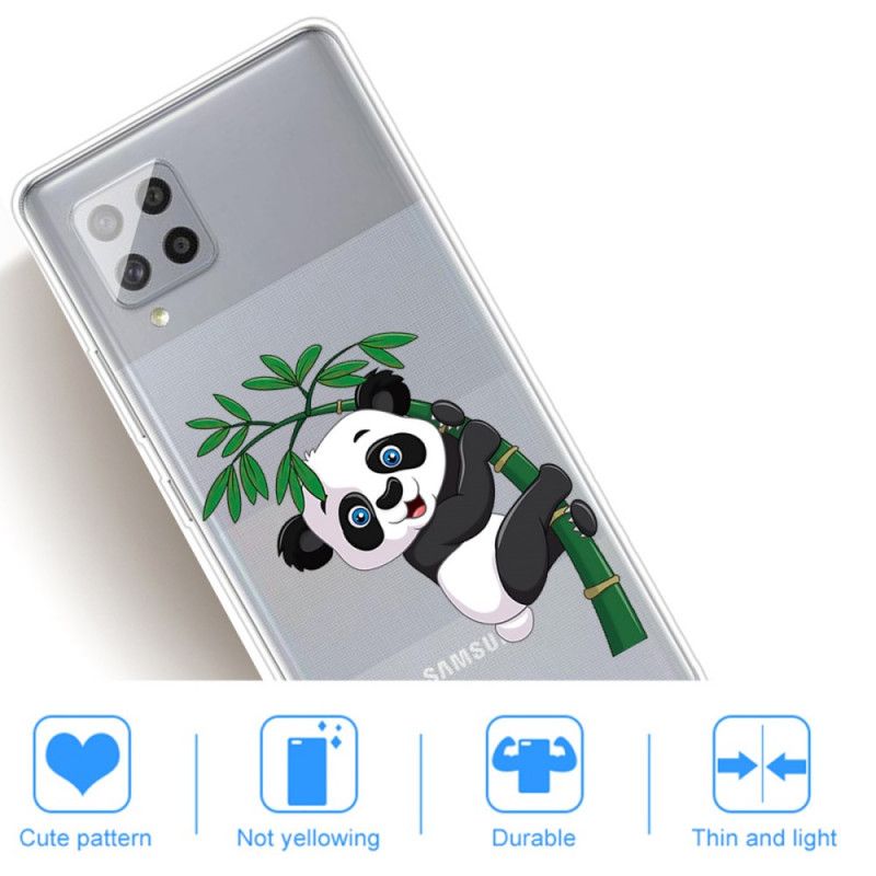 Coque Samsung Galaxy 42 5g Transparente Panda Sur Le Bambou