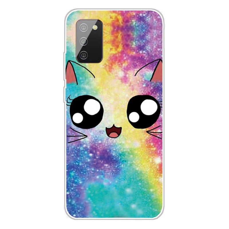 Coque Samsung Galaxy A02s Chat Cartoon