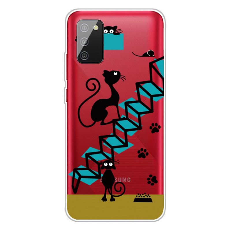 Coque Samsung Galaxy A02s Drôles De Chats