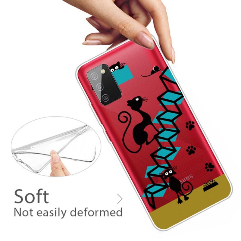 Coque Samsung Galaxy A02s Drôles De Chats