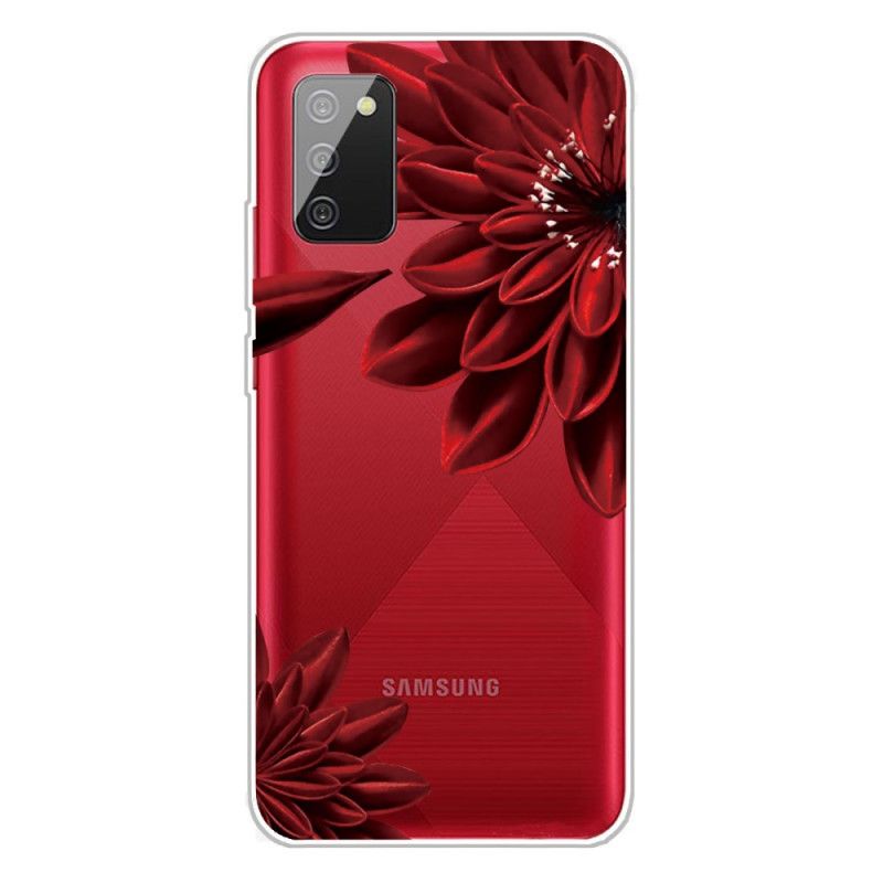 Coque Samsung Galaxy A02s Fleurs Sauvages