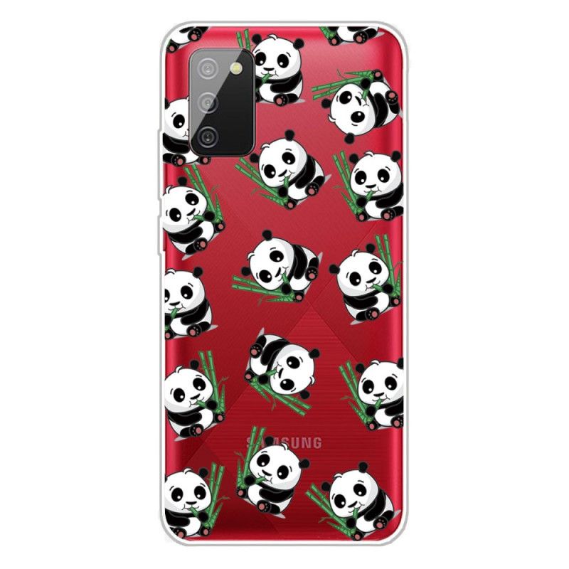 Coque Samsung Galaxy A02s Petits Pandas