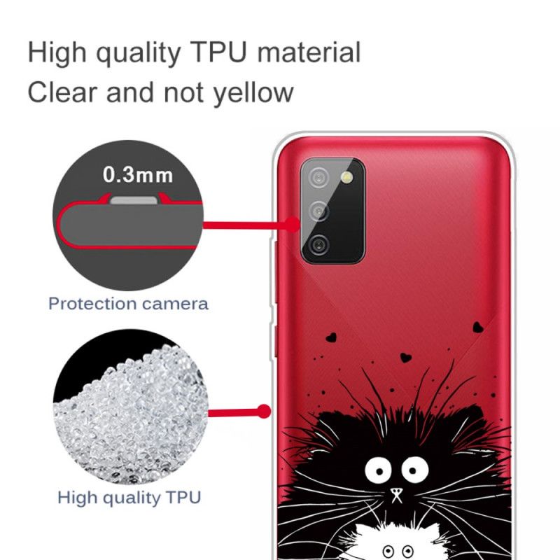 Coque Samsung Galaxy A02s Regarde Les Chats