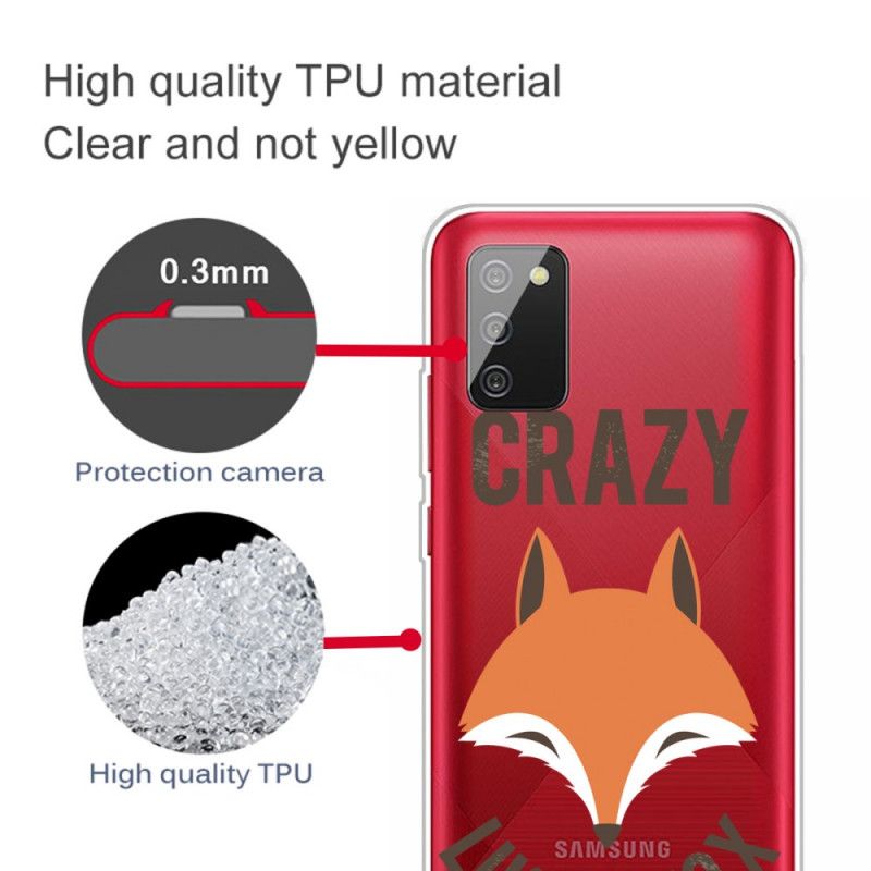 Coque Samsung Galaxy A02s Renard / Crazy Like A Fox