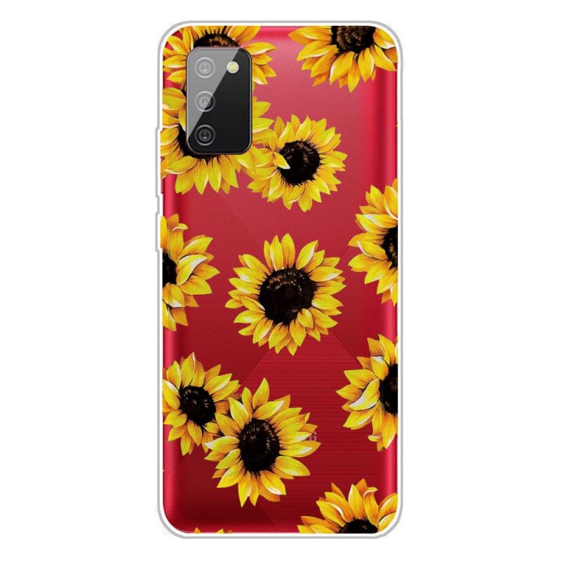 Coque Samsung Galaxy A02s Tournesols