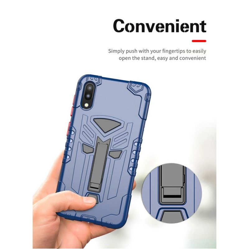 Coque Samsung Galaxy A10 Bouclier Avec Béquille