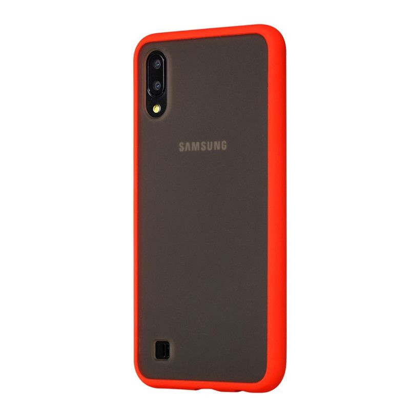 Coque Samsung Galaxy A10 Hybride Rebords Colorés