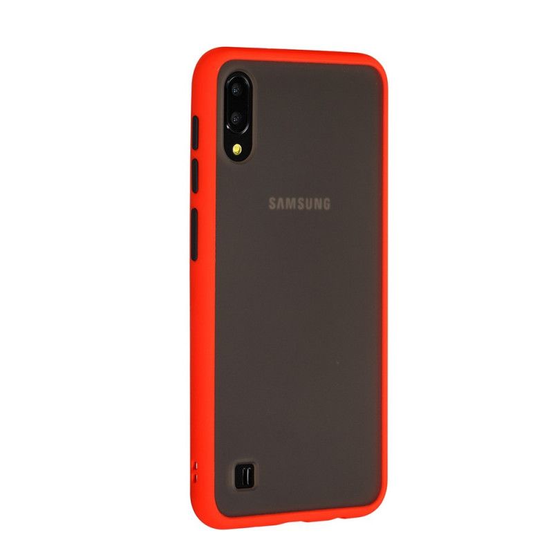 Coque Samsung Galaxy A10 Hybride Rebords Colorés