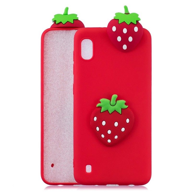 Coque Samsung Galaxy A10 La Fraise 3d