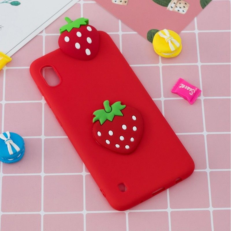 Coque Samsung Galaxy A10 La Fraise 3d