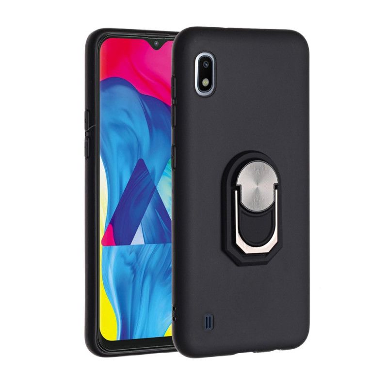 Coque Samsung Galaxy A10 Métallisée Anneau-support