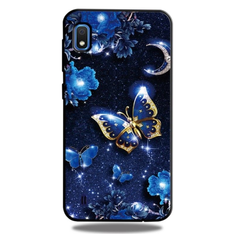 Coque Samsung Galaxy A10 Papillon La Nuit