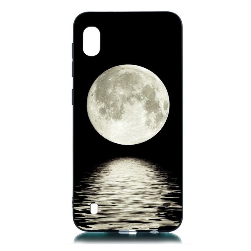 Coque Samsung Galaxy A10 Silicone Flexible Lune Marine