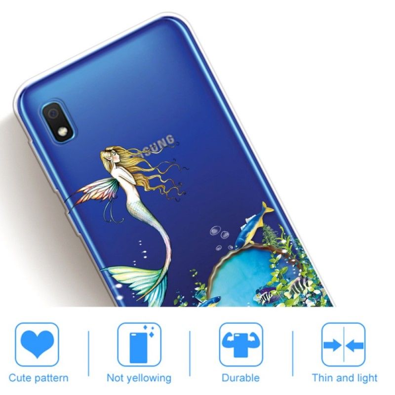 Coque Samsung Galaxy A10 Sirène Bleue