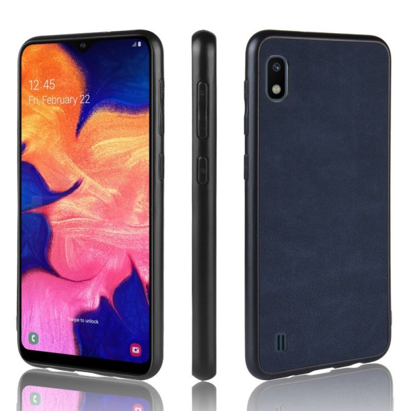 Coque Samsung Galaxy A10 Style Cuir