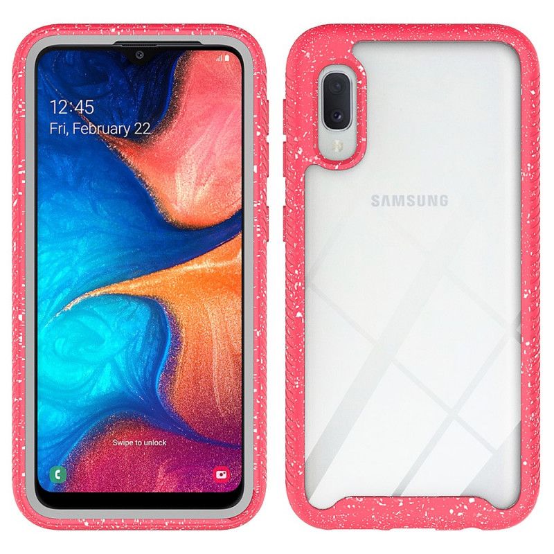 Coque Samsung Galaxy A10e Conception Rebords Paillettes