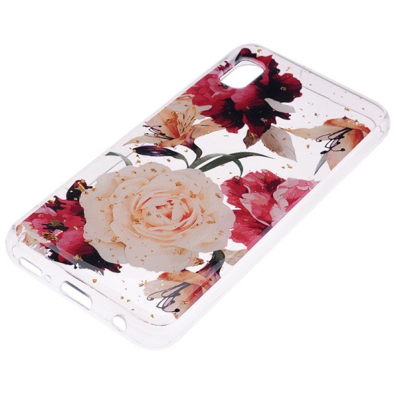 Coque Samsung Galaxy A10e Transparente Superbes Bouquets