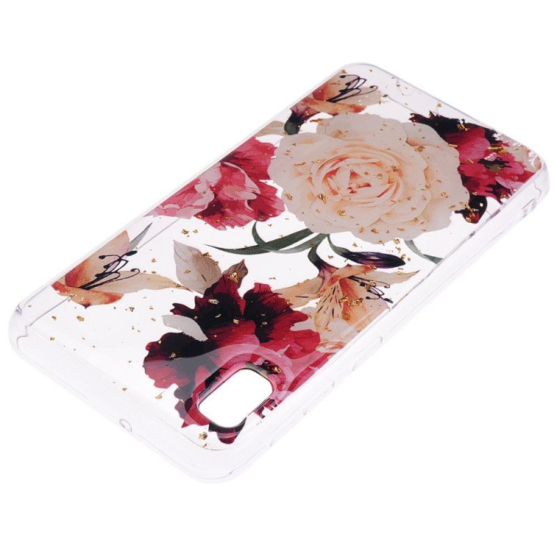 Coque Samsung Galaxy A10e Transparente Superbes Bouquets