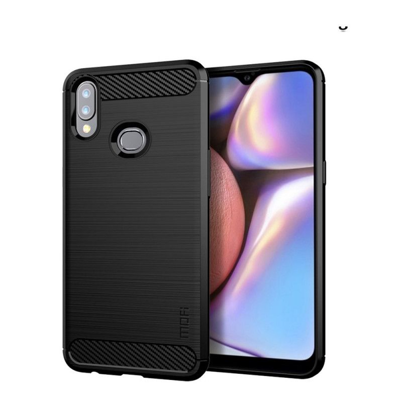 Coque Samsung Galaxy A10s Fibre Carbone Brossée Mofi