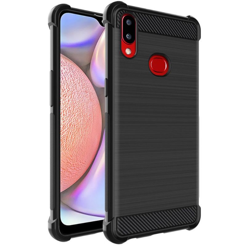 Coque Samsung Galaxy A10s Imak Vega Series Fibre Carbone Brossée