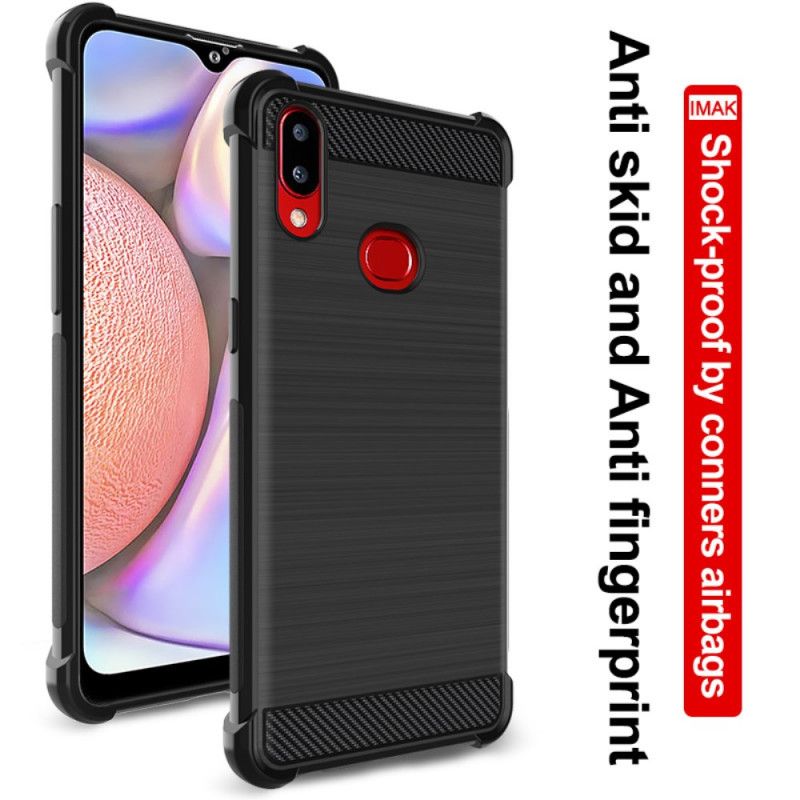 Coque Samsung Galaxy A10s Imak Vega Series Fibre Carbone Brossée