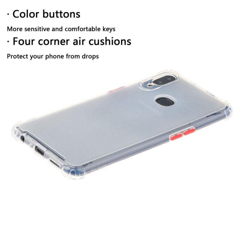 Coque Samsung Galaxy A10s Silicone Flexible Boutons Colorés