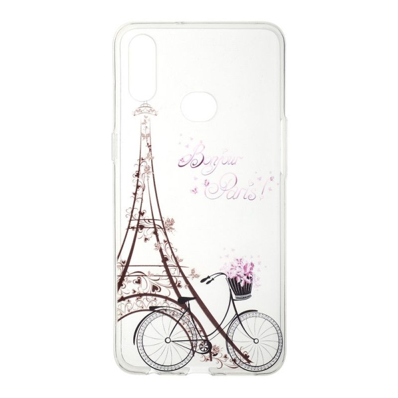 Coque Samsung Galaxy A10s Transparente Bonjour Paris