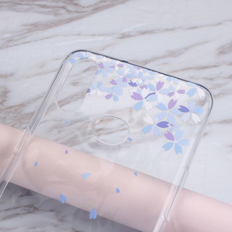 Coque Samsung Galaxy A10s Transparente Papillons Et Fleurs