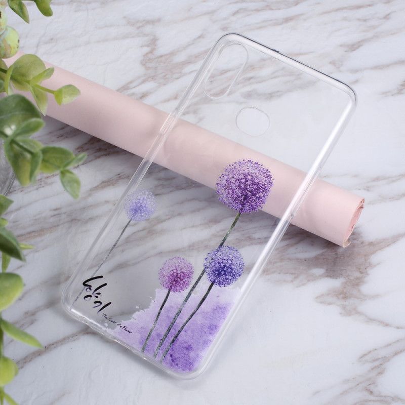 Coque Samsung Galaxy A10s Transparente Pissenlits Colorés