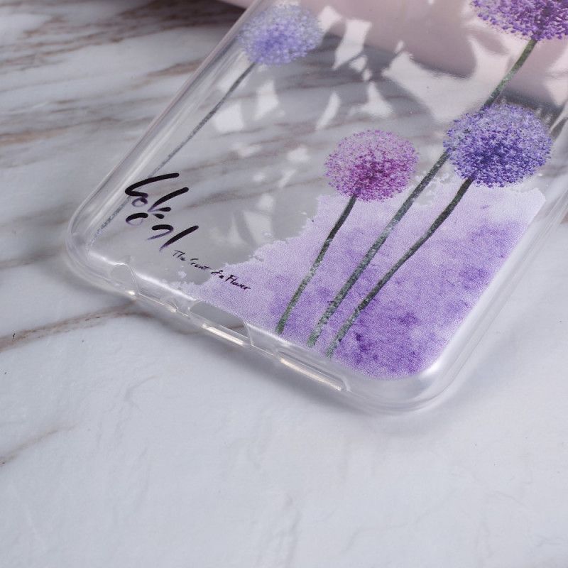 Coque Samsung Galaxy A10s Transparente Pissenlits Colorés