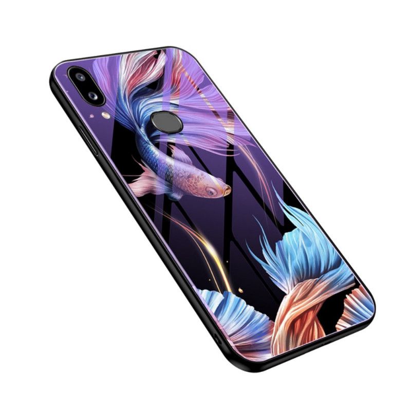 Coque Samsung Galaxy A10s Verre Trempé Avec Motif Fluorescent