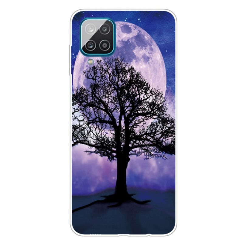 Coque Samsung Galaxy A12 Arbre Et Lune