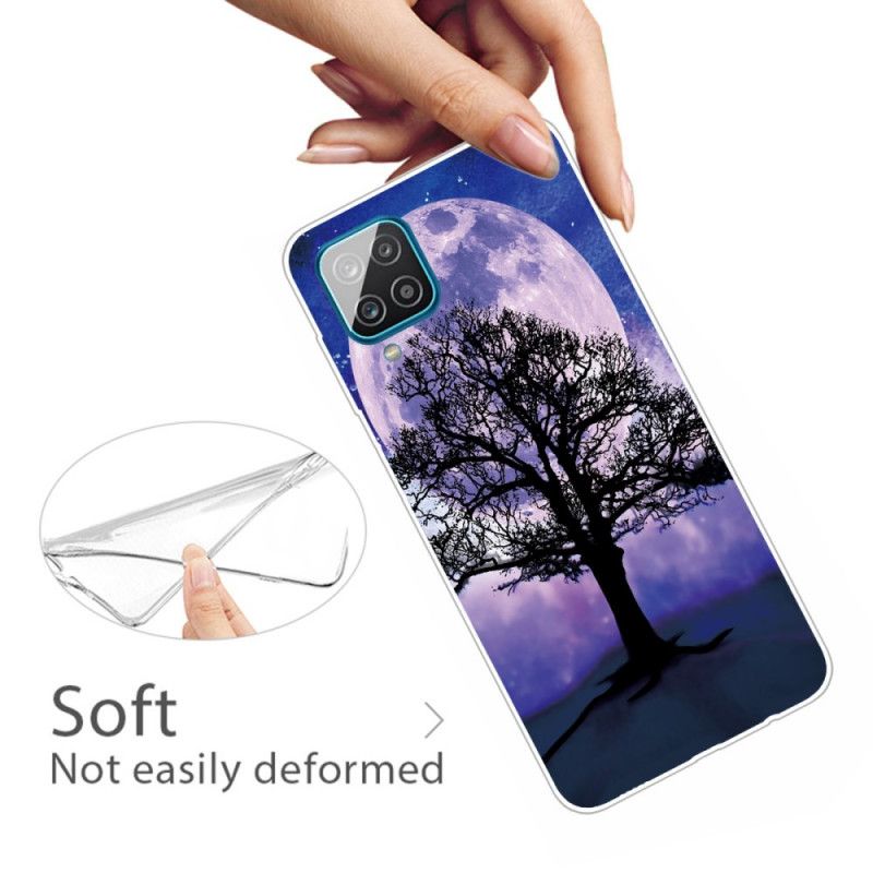 Coque Samsung Galaxy A12 Arbre Et Lune