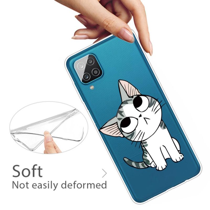 Coque Samsung Galaxy A12 Charmant Chat