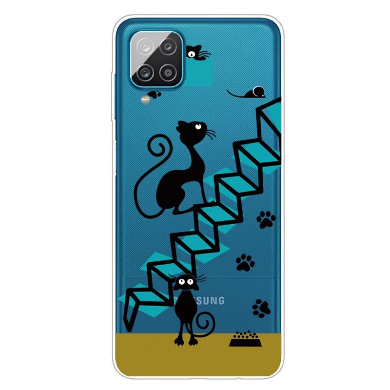 Coque Samsung Galaxy A12 Drôles De Chats